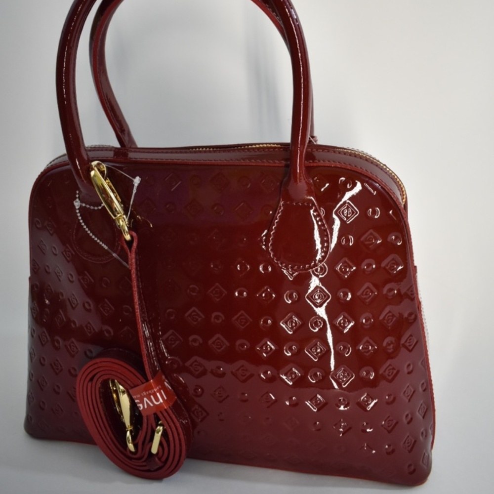 Invece  Red Patent Handbag